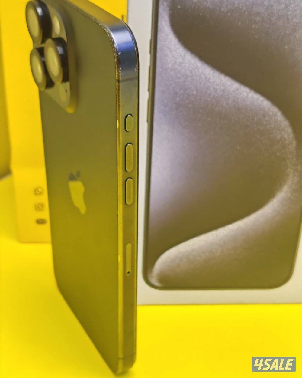 ايفون 15 برو ماكس – 256GB – بلاك تيتانيوم iPhone 15 Pro Max 256GB Blac6