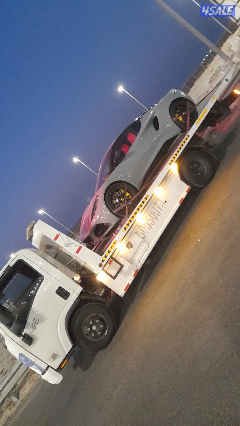 ونش سطحه لنقل الخارجي وشحن وتصدير السيارات الى جميع دول الخليج2