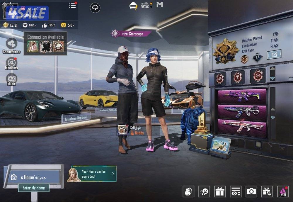 حساب ببجي كامل1