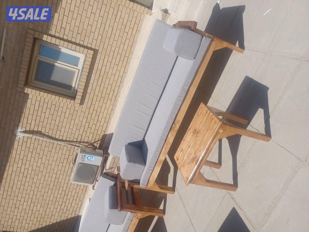 كراسي خشب  للحدائق والديوانيات12