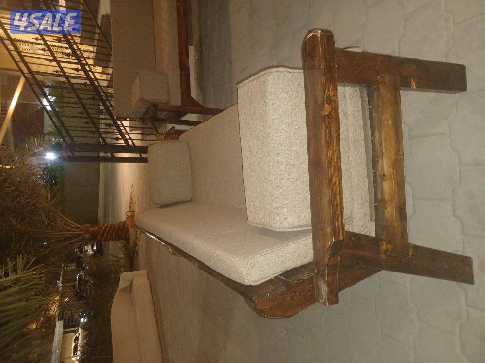 كراسي خشب  للحدائق والديوانيات14