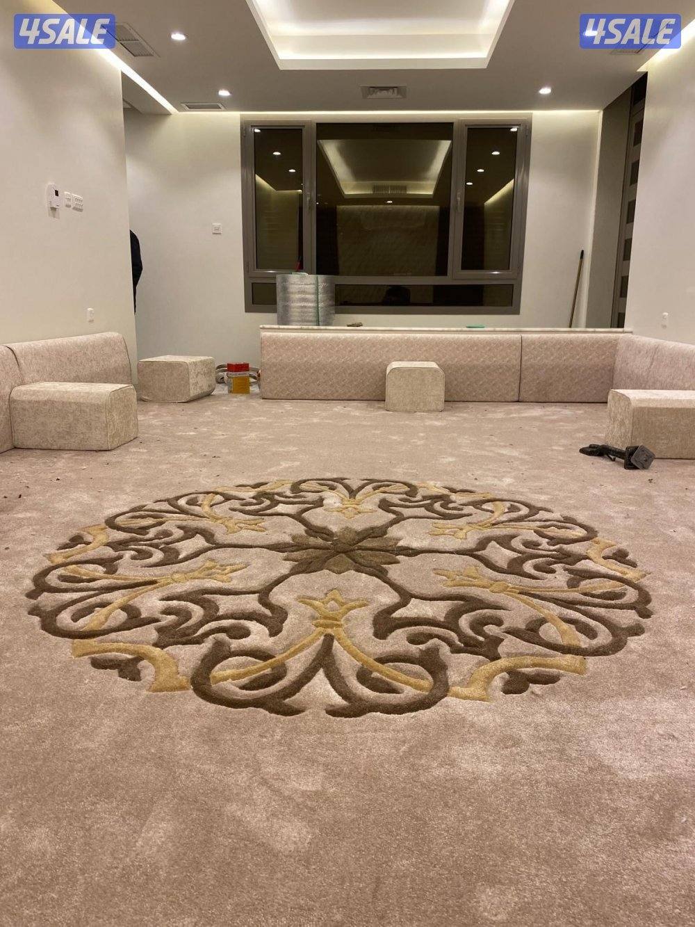 بيع وتركيب جميع انواع السجاد اثاث والمفروشات والمساند نقشات حفر يدوي3