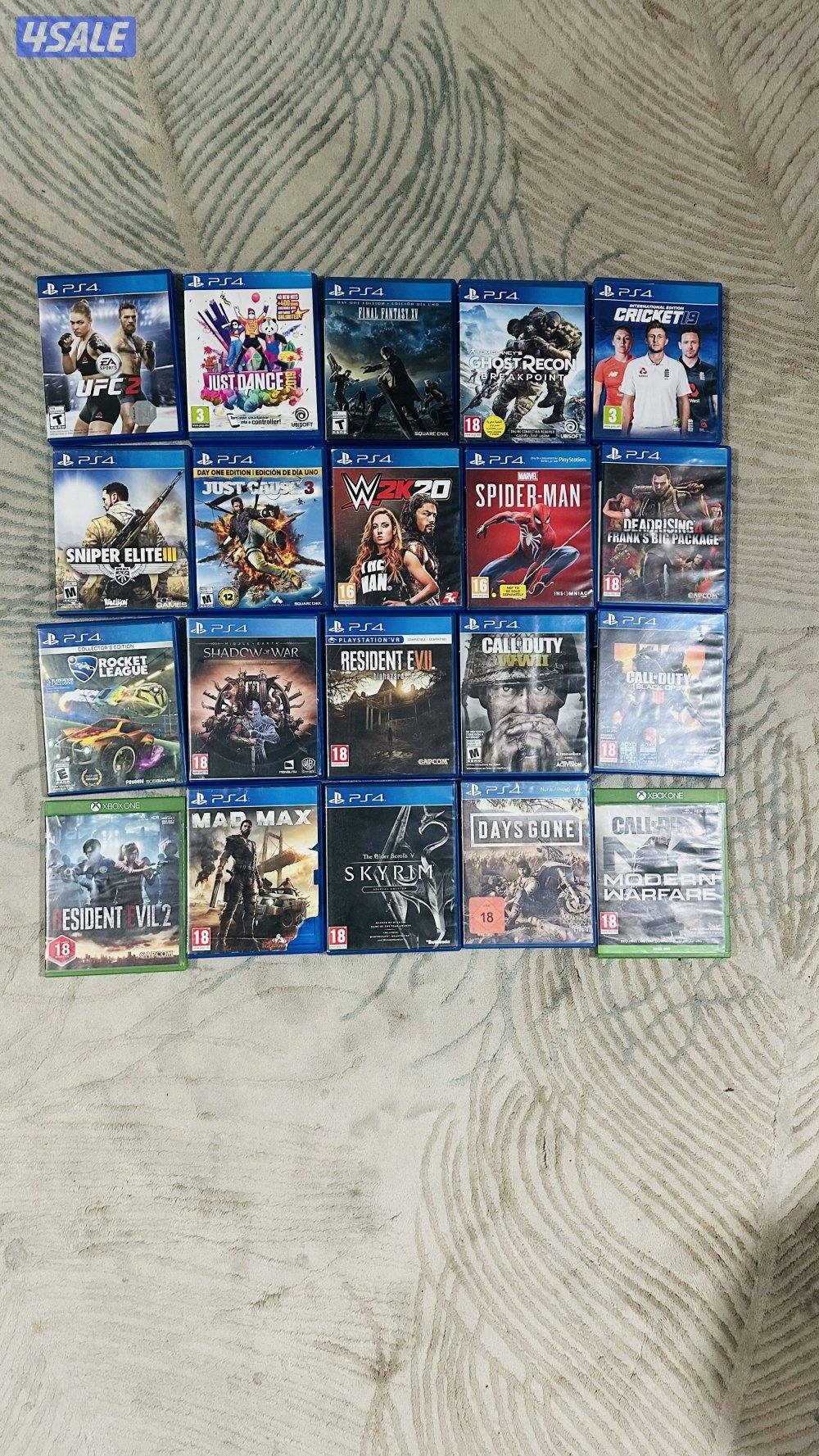 PS4 pro 50 kd & Xbox one x 40 kd0