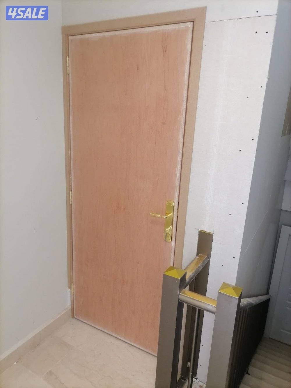 جبس بورر بارتيشن ديكور جبس باب خشب2