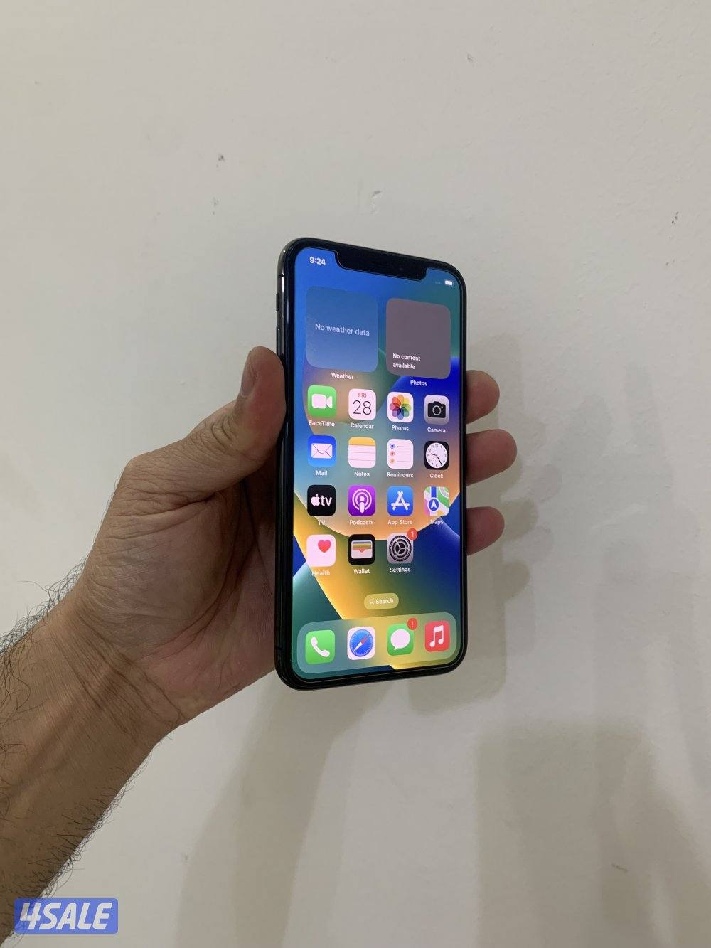 للبيع ايفون X سعة 256 جيجا أسود نظيف جدا1