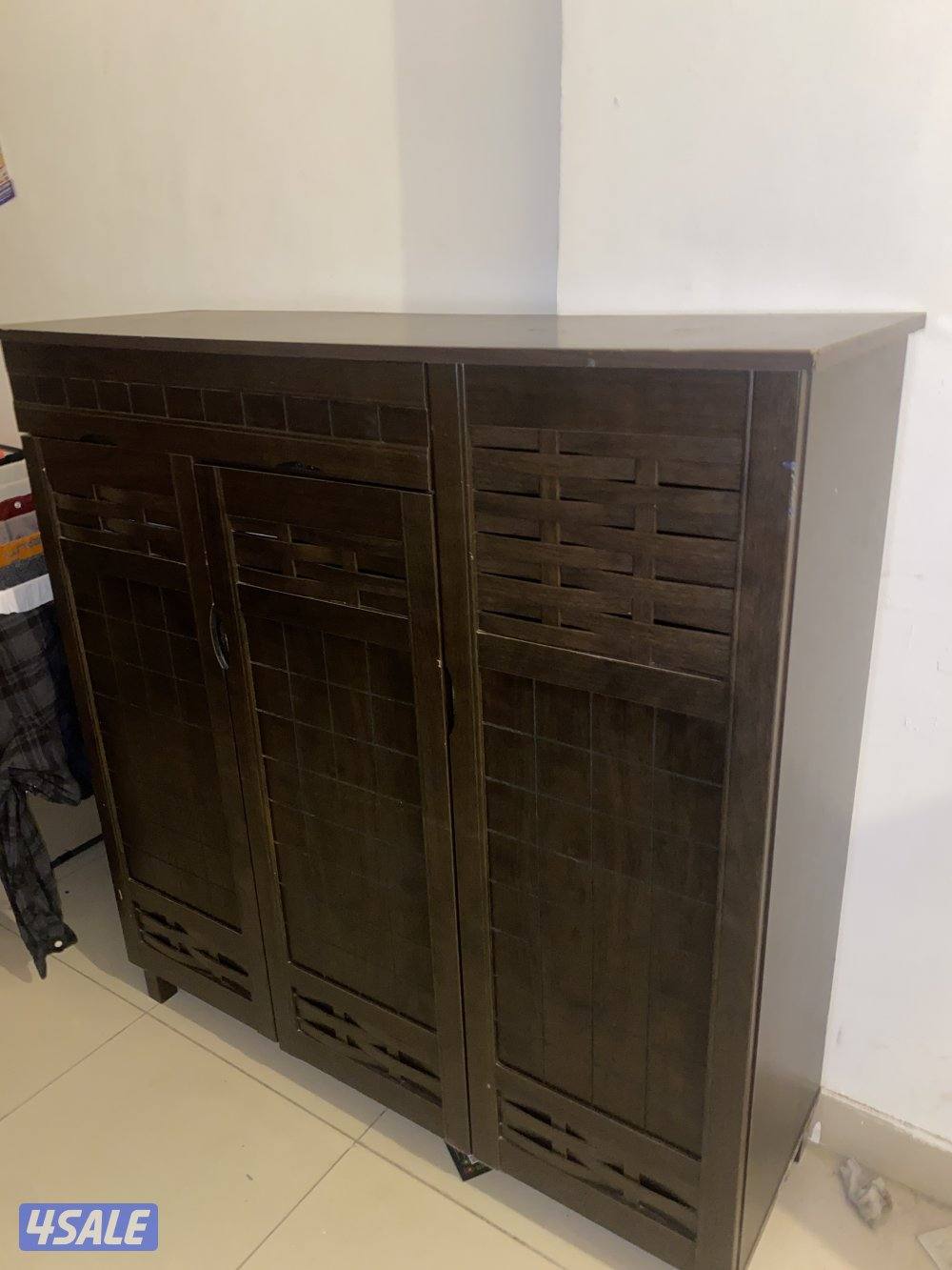 wooden brown shoes rack3