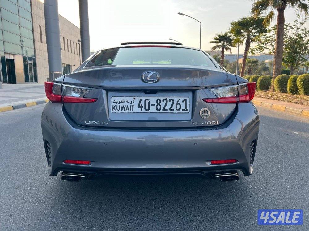 للبيع لكزس RC 200t ( شـرط الـفـحـص ) عـداد 122 فـقـط5