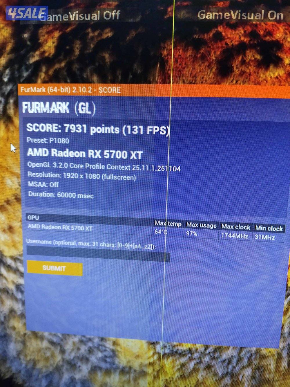 للبيع كرت شاشه5