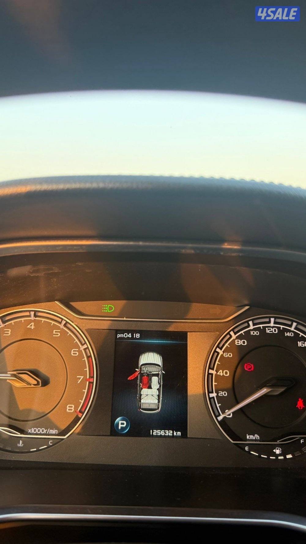 جيلي كولوراي 2021 عداد 125 الف5