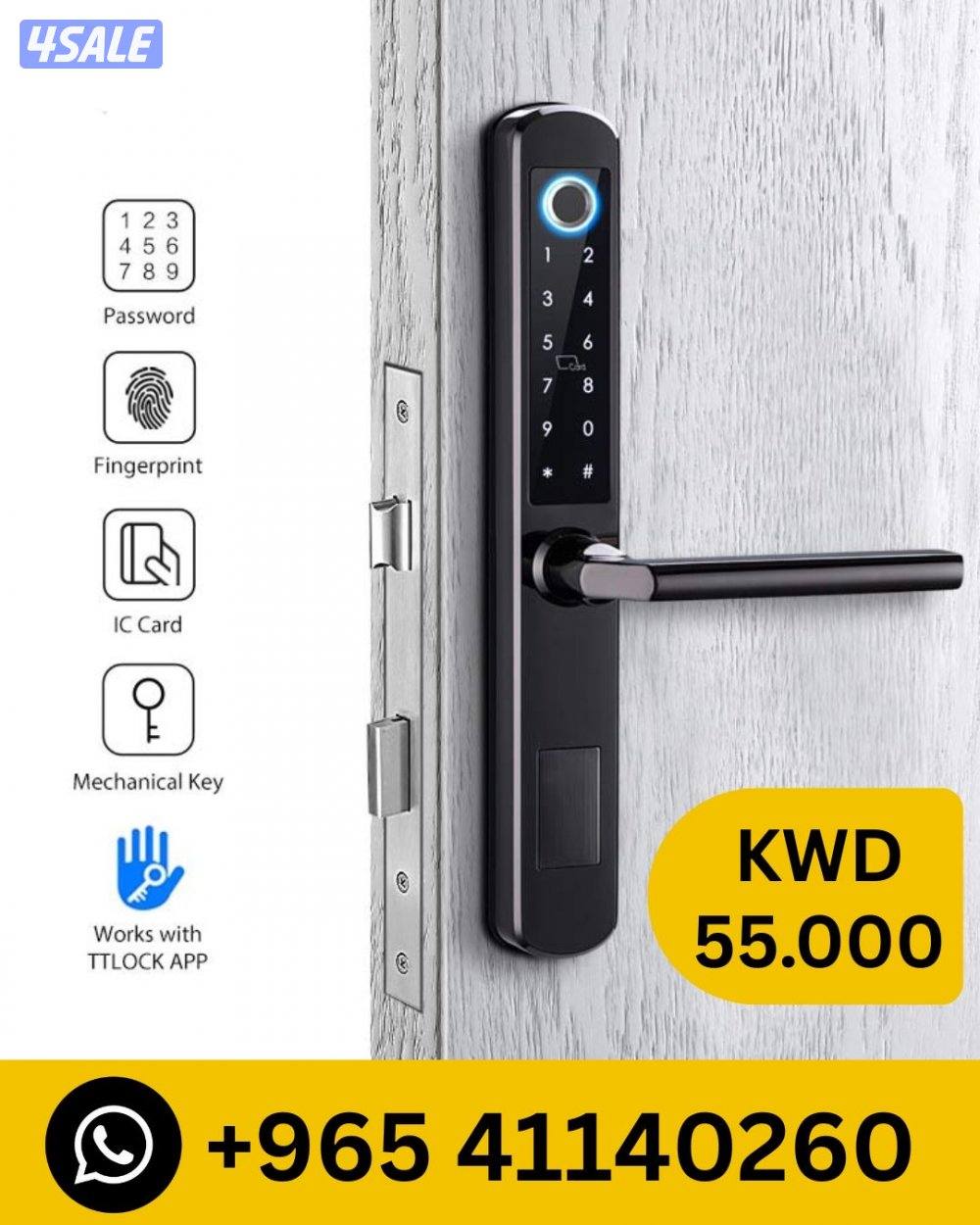 Smart lock for Aluminium door . Good Quality. With warranty0