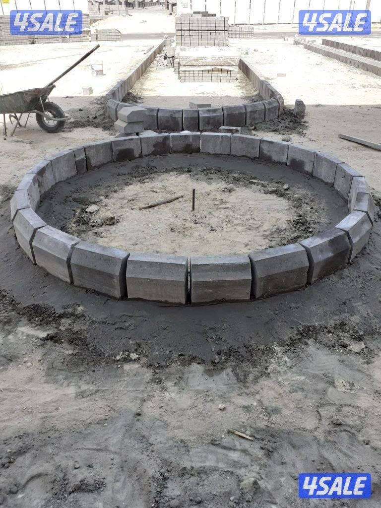 معلم بلاط متداخل وتنسيق حدائق2