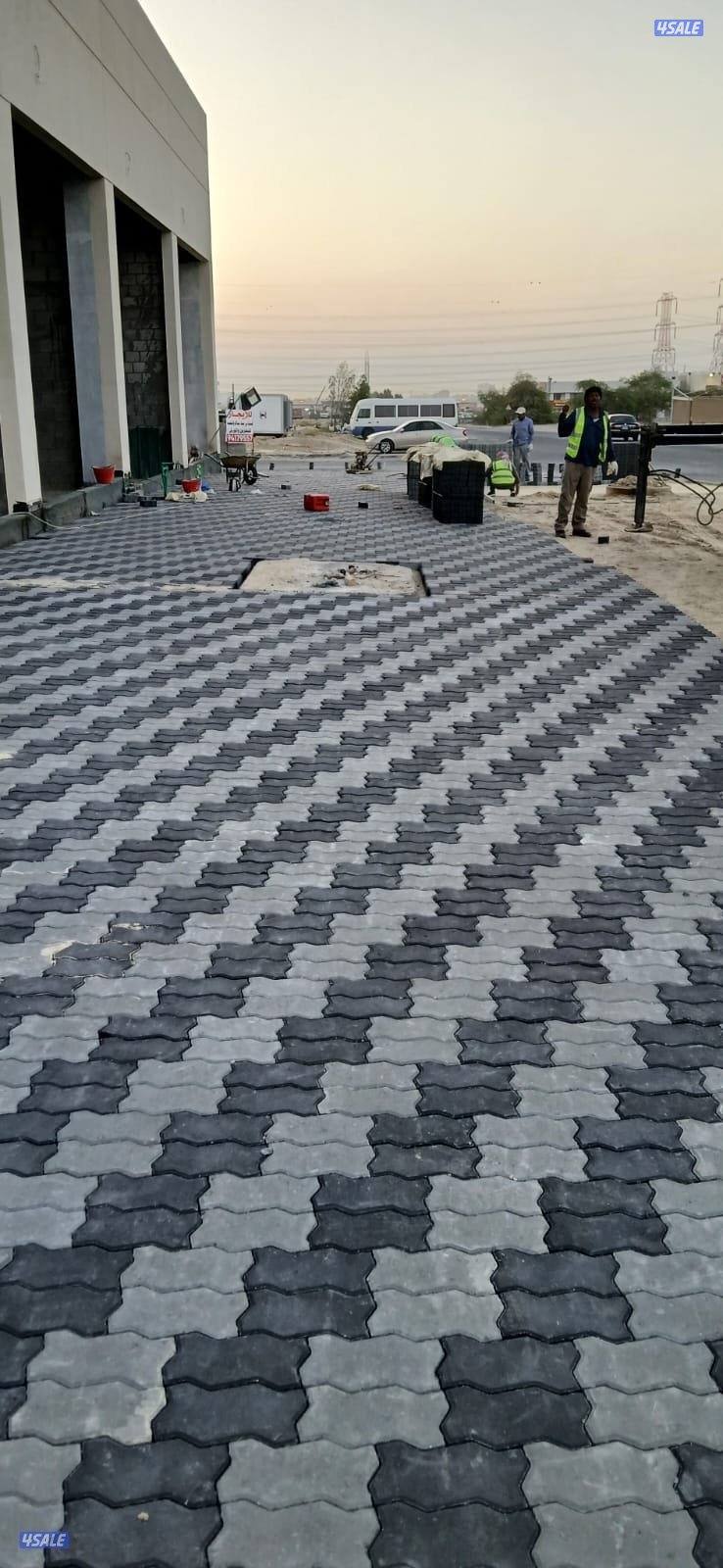 معلم بلاط متداخل وتنسيق حدائق12