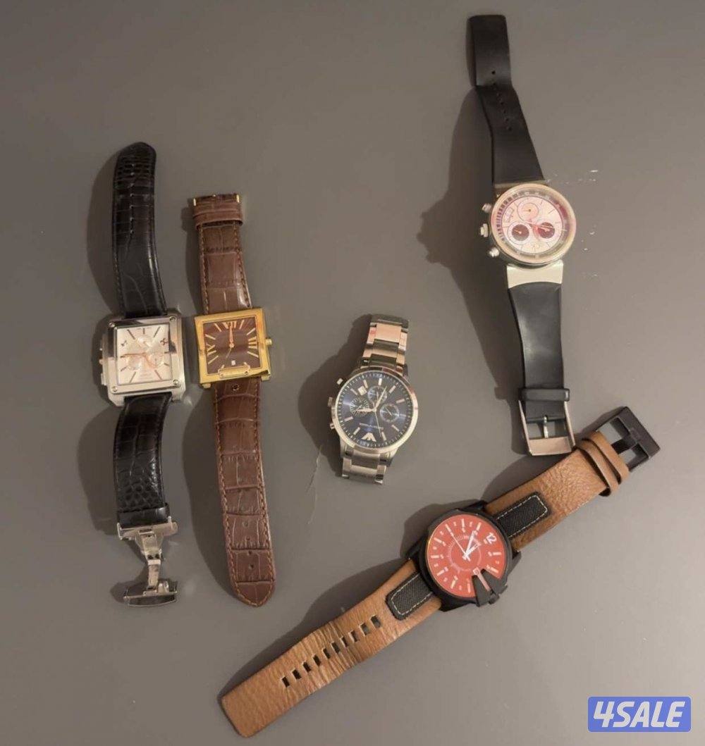 للبيع مجموعة ساعات كلهم على السوم بدون اوراقهم5
