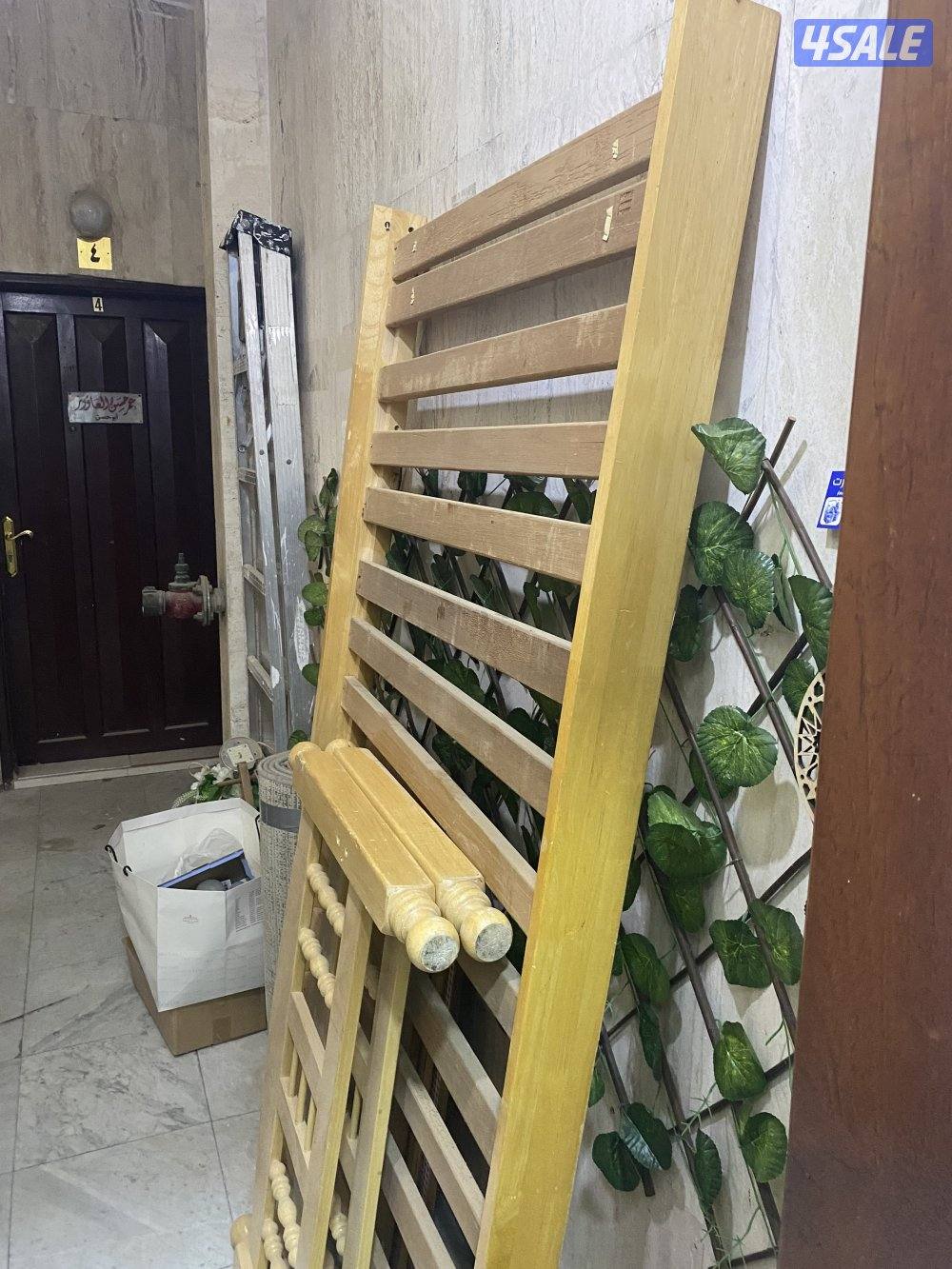 سرير مفرد خشب0