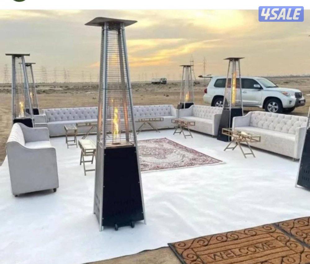 تأجير كراسي وطاولات ودفيات وخدمة قهوجية وفاليه1