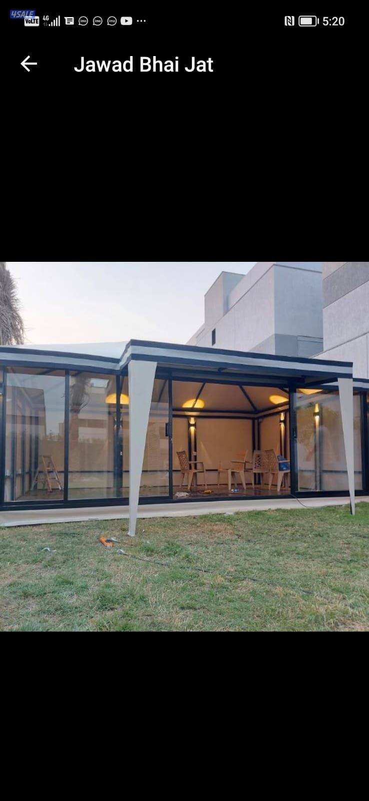 مظلات اكواتك العالمية جميع الاعمال حدادة الالمنيوم10