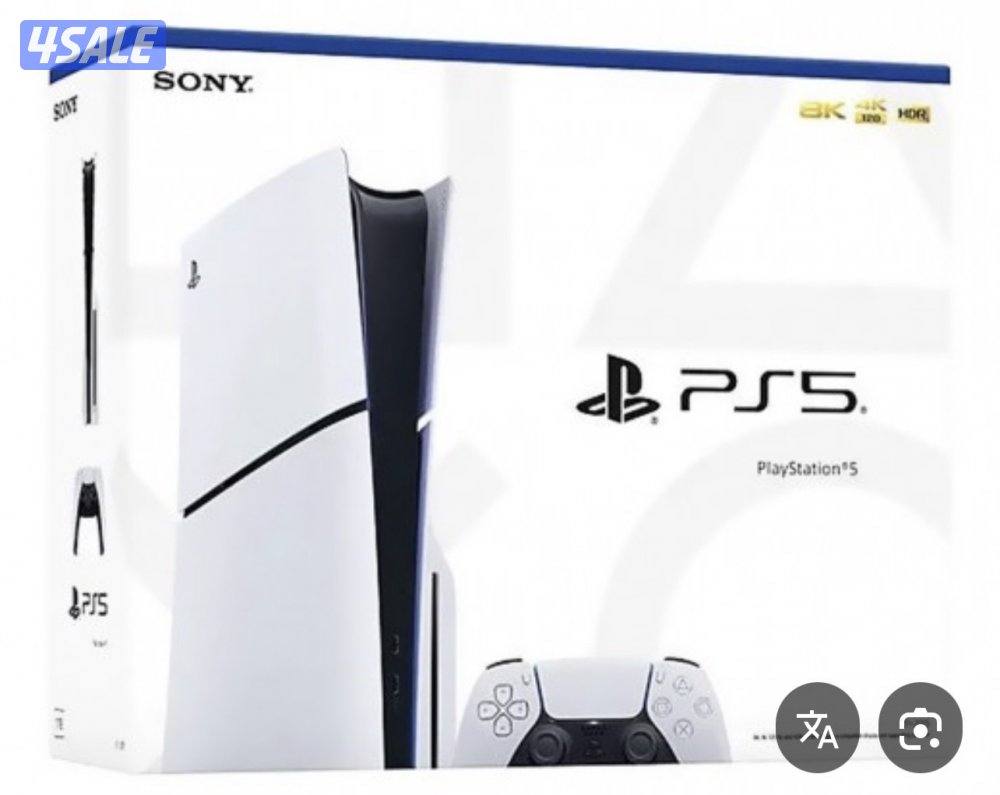للبيع PS5 Slim console disk white جديد0