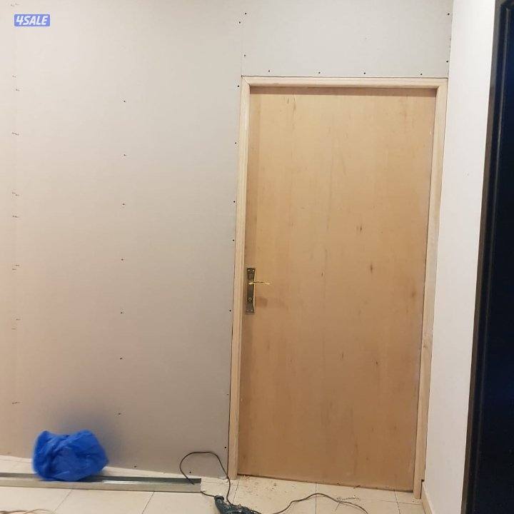 جبسم بورد و طوفه و باب خشب و ديكور جبس2
