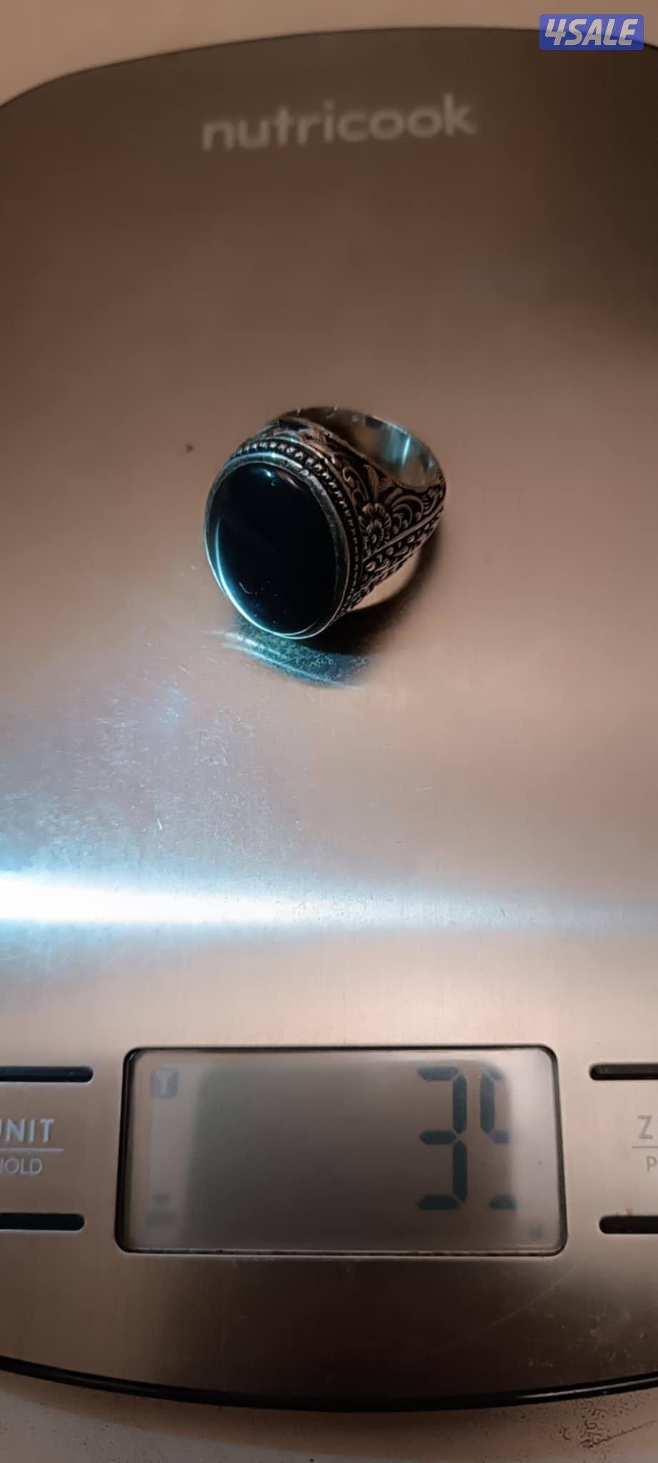 خاتم صياغة عارف البحراني جزع اسود مايشف خامة سوبر قابل لتفاوض بالمعقول1