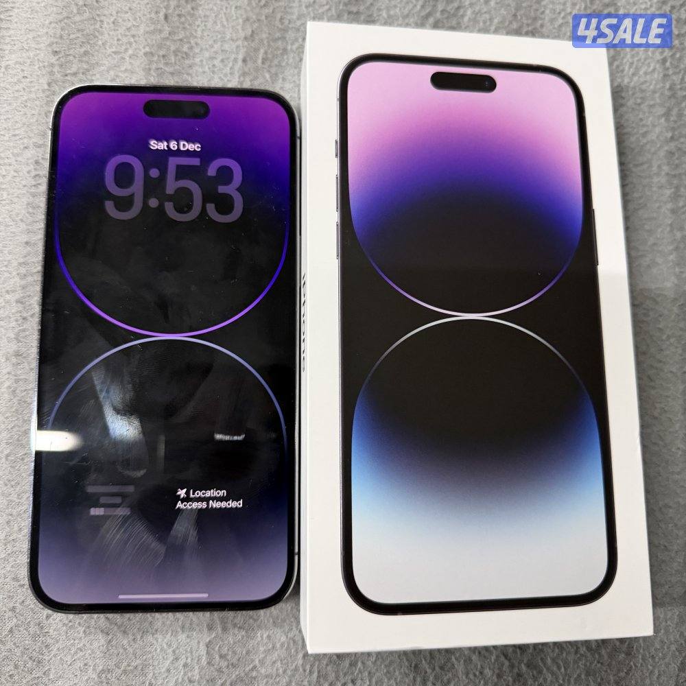 iPhone 14 Pro Max 512gb battery 100%0