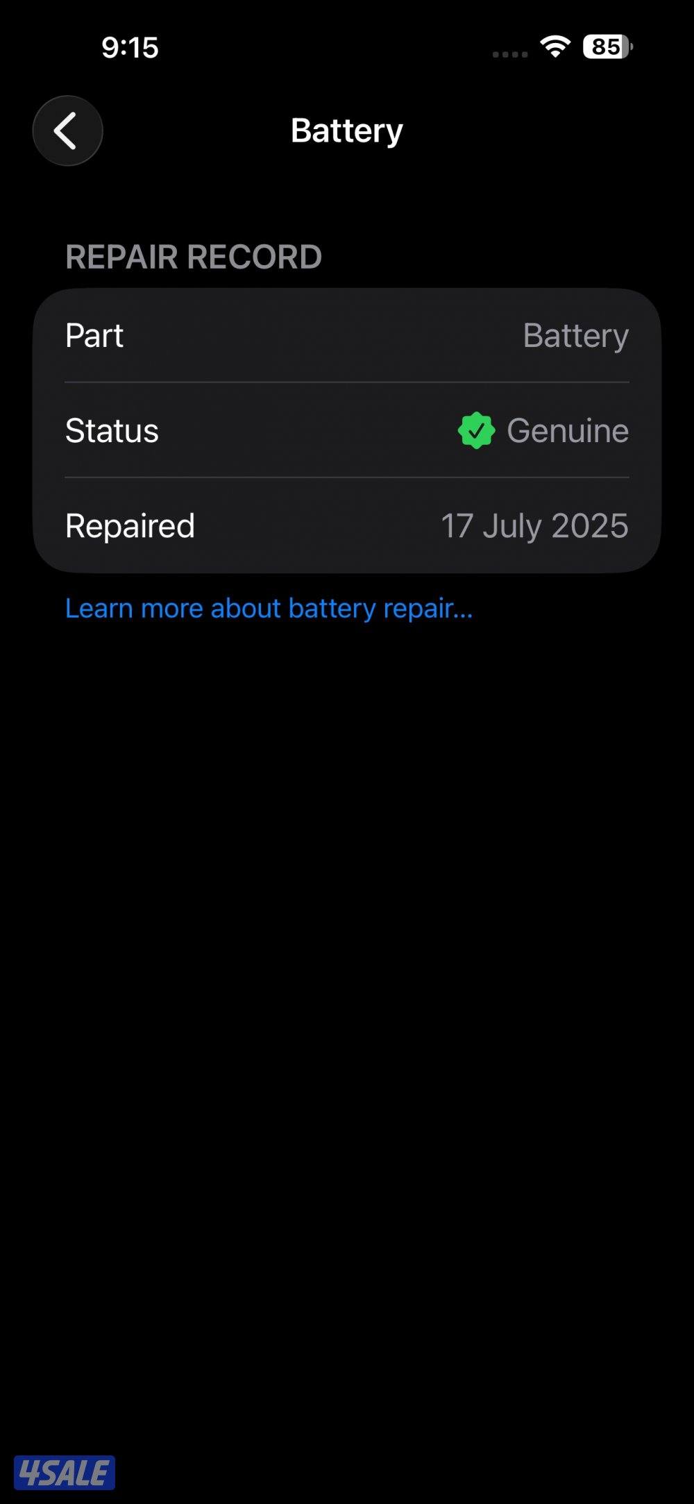 iPhone 14 Pro Max 512gb battery 100%4