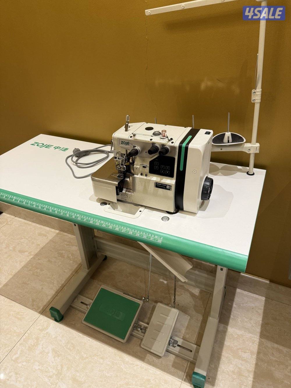 مكينة خياطة ومكينة دقة الخياطة جديدة من الوكالة مع كامل المستلزمات4