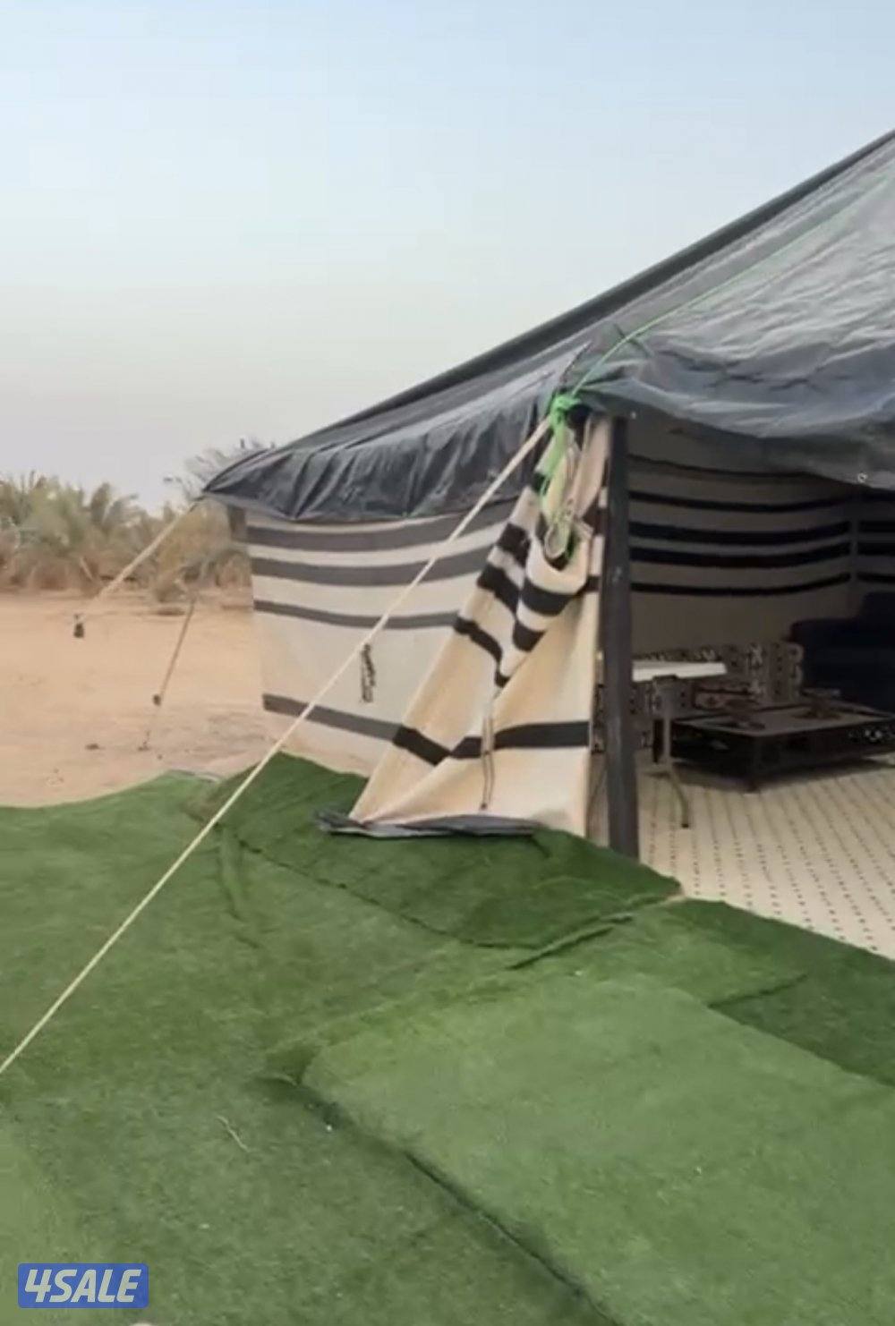 خيمة للبيع مع جميع اغراضها0