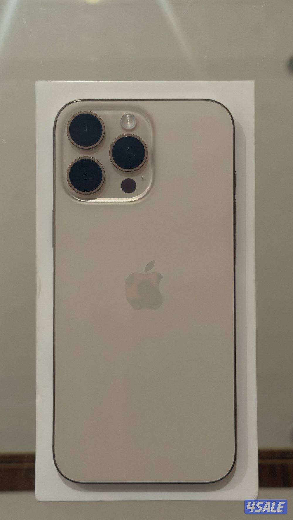 للبيع ابفون 16 برو ماكس 256GB بطارية 94% في كفالة لشهر 12