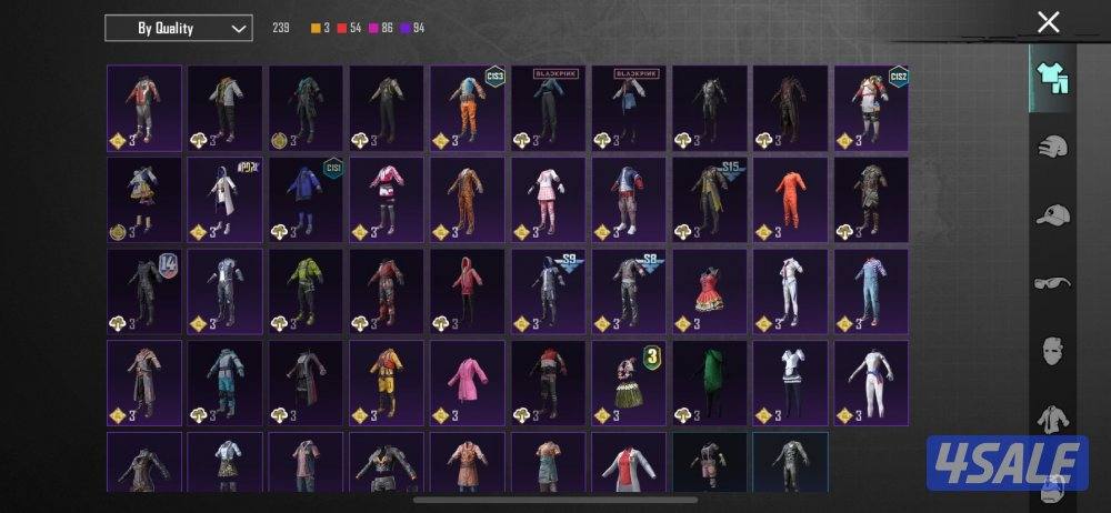 حساب ببجي نوادر وقوي0