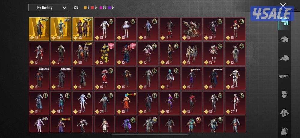 حساب ببجي نوادر وقوي7