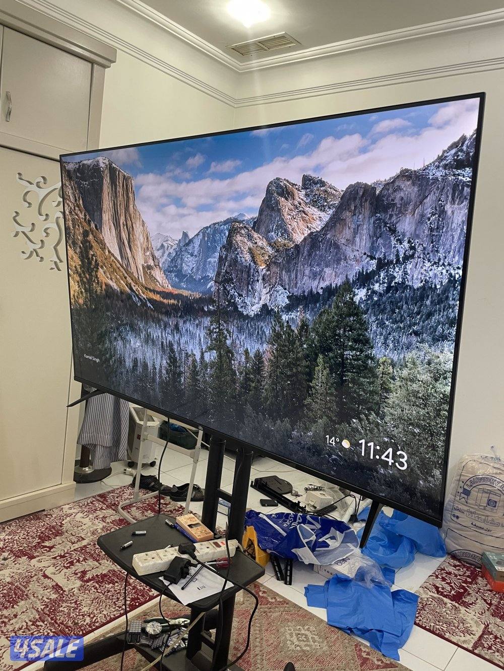 للبيع تلفزيون 65 بوصه QLED اعلي مواصفات 2025 مستعمل يوم واحد0