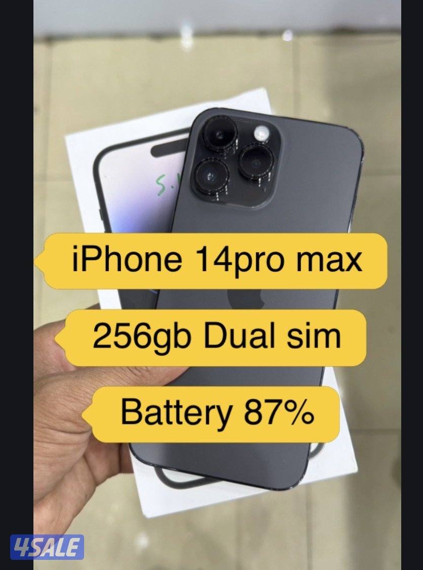 iPhone 14 Pro Max 256gb dual sim used available1