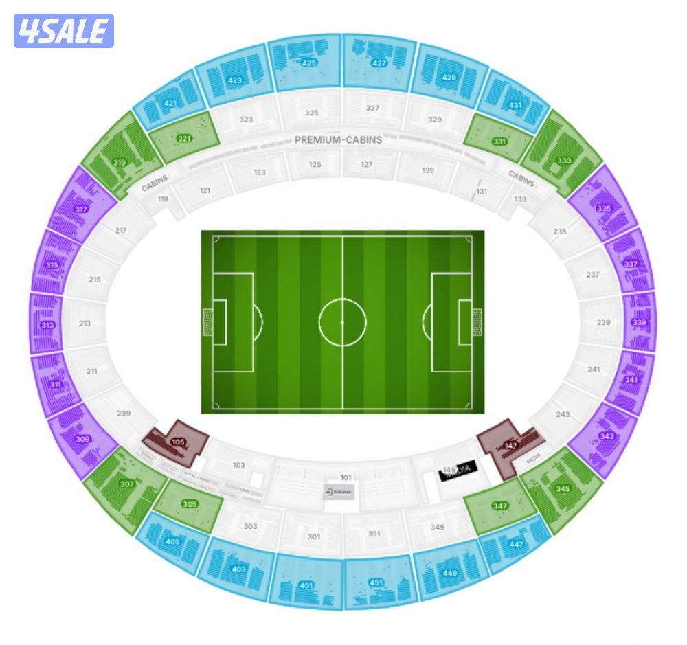 تذاكر. مباراة باريس و مارسيليا ( إستاد جابر ) ٨ يناير0