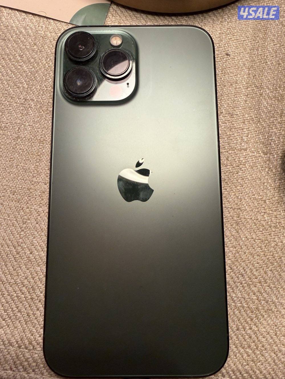 للبيع ايفون 13 برو ماكس اللون زيتي الجهاز جداً نظيف1