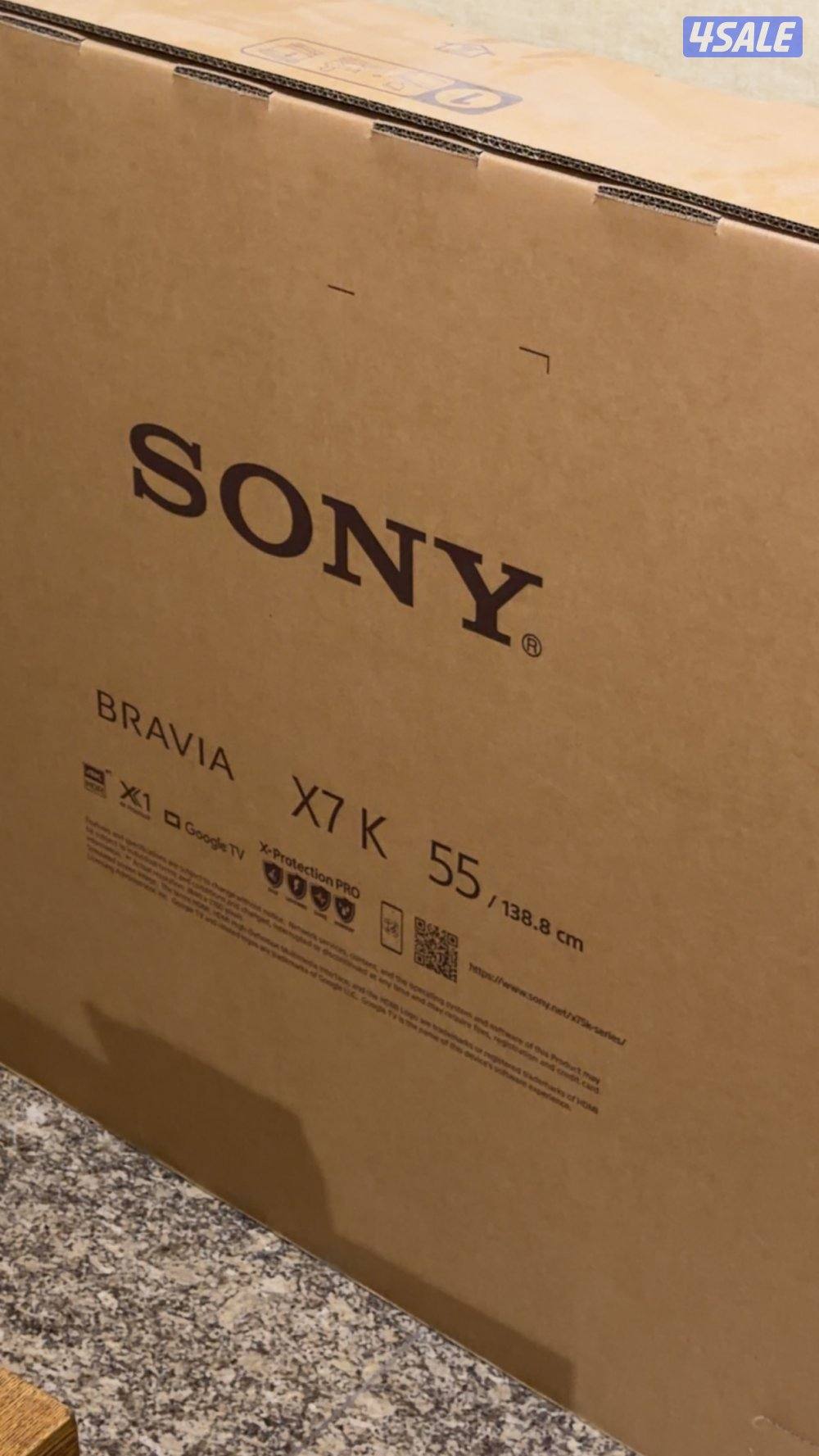تلفزيون sony قياس 55 جديد بالكرتون0
