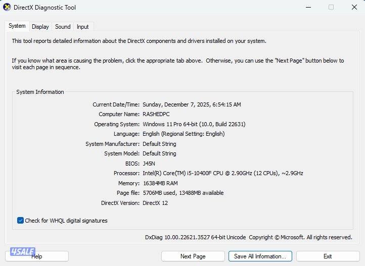 بي سي قيمنق مع ماوس وكيبورد وشاشه MSI2