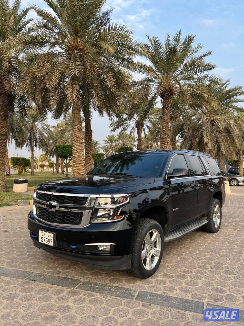 تاهو LTZ موديل 2015 صبغة الوكالة ماعدا قطعة2