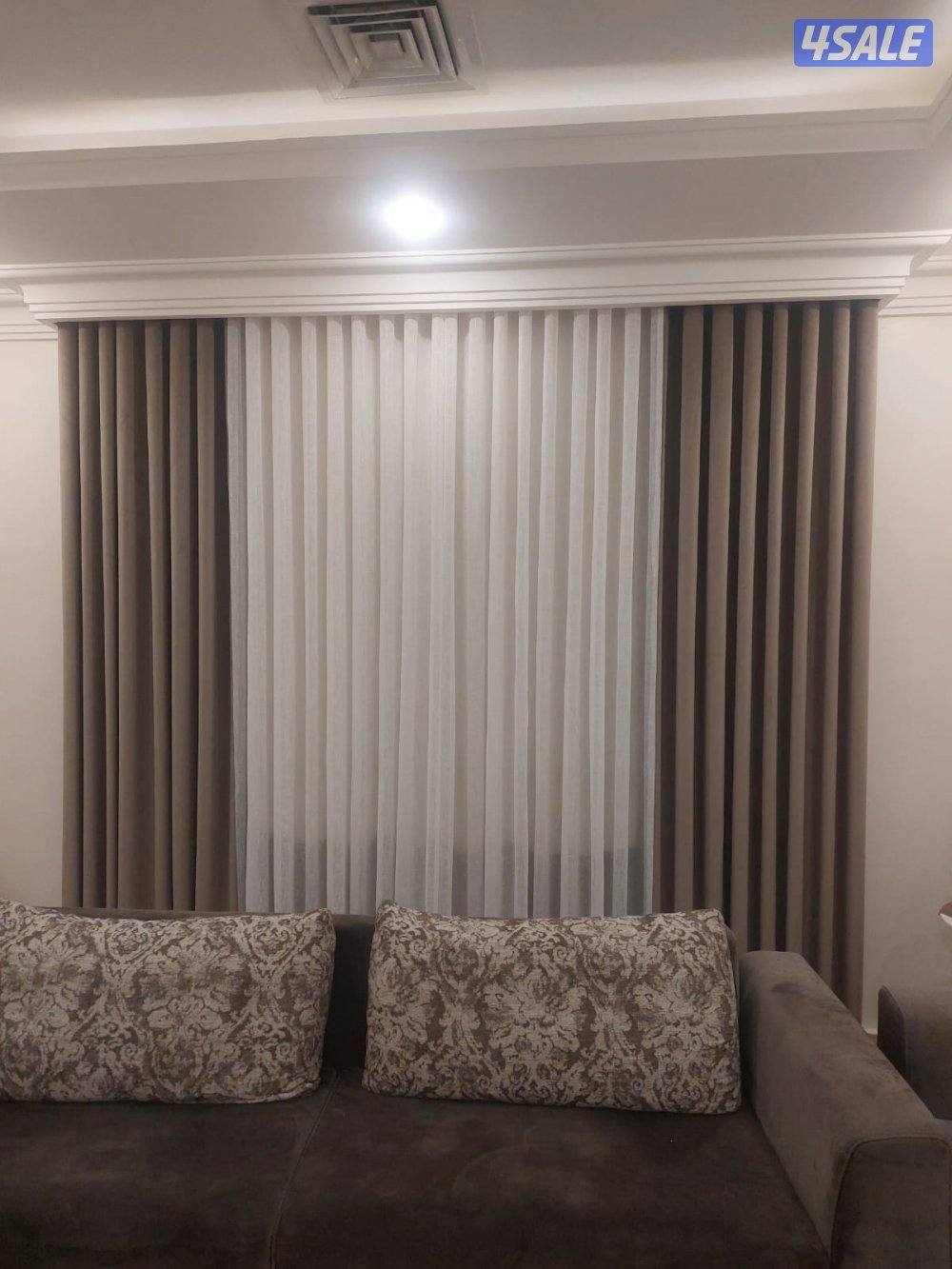 تركيب جميع الستاير وتفصالها وتعديلها0