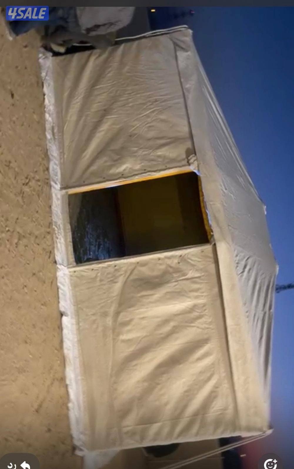 للبيع خيمة فك وتركيب البصمان مقاس 4/5 مستعملة موسم واحد نظيفة حيل1