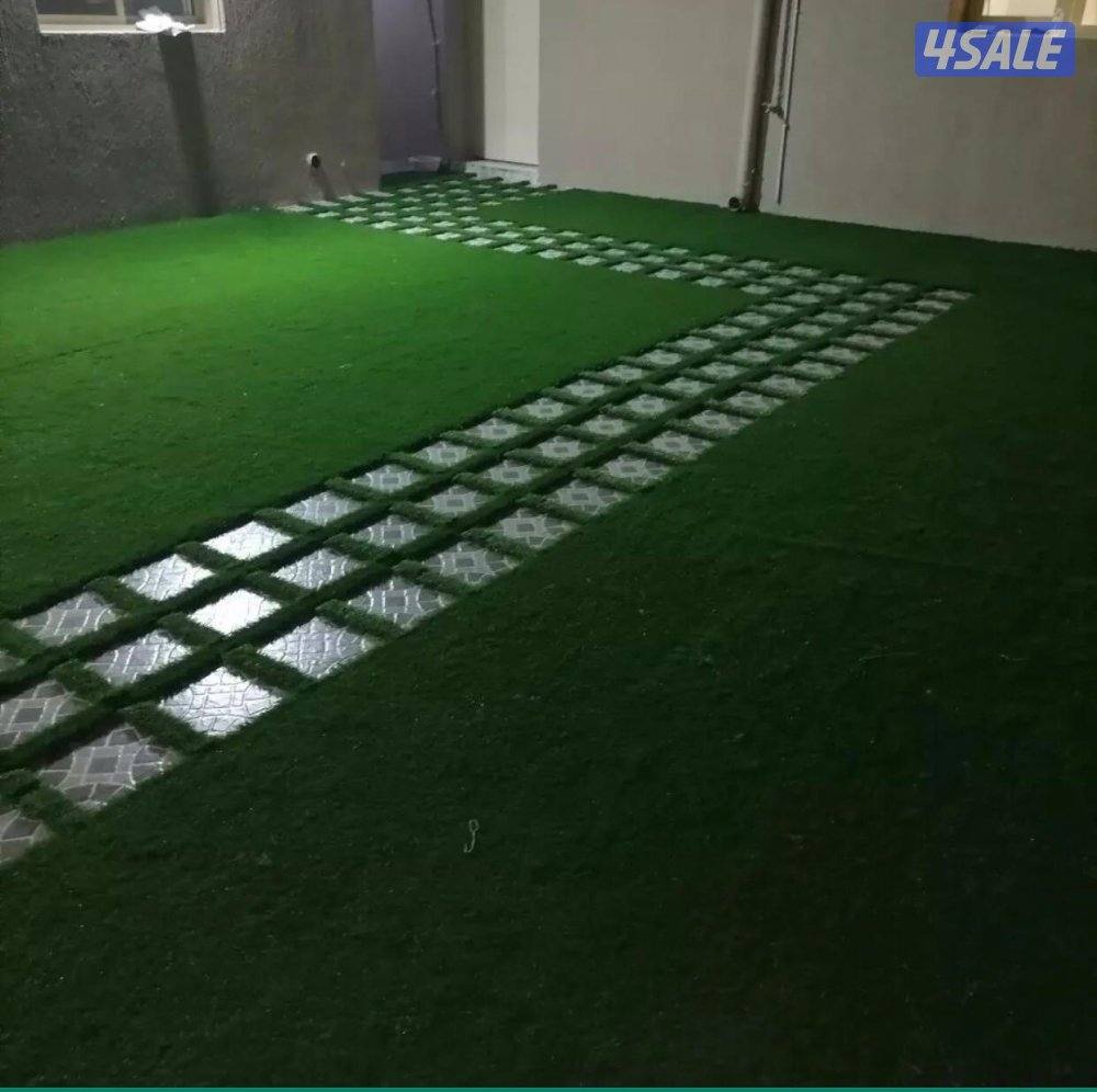 تنسيق الحدائق وتركيب الثيل الصناعي والثيل الطبيعي والبلاط والسور الترك10