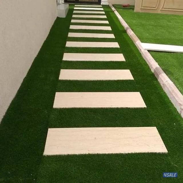 تنسيق حدائق داخلية وخارجي وتركيب التيل الصناعى وبدل الخشب وتركيب السور4