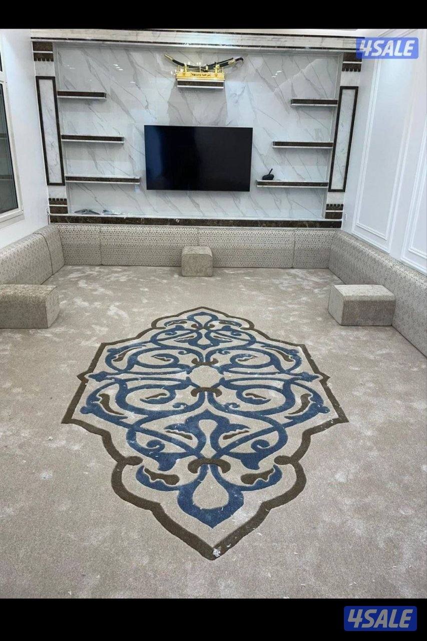 سجاد قص تركي وموكيت سعودي وتفصيل مساند ضهر وتركيب ارضيات باركية بلاستك5