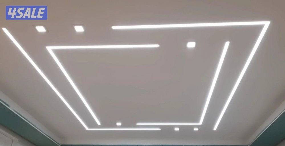 ديكور جبس بورد اسقف جبس بورد بارتيشن جبس بورد اصباغ بديل خشب بديل رخام2