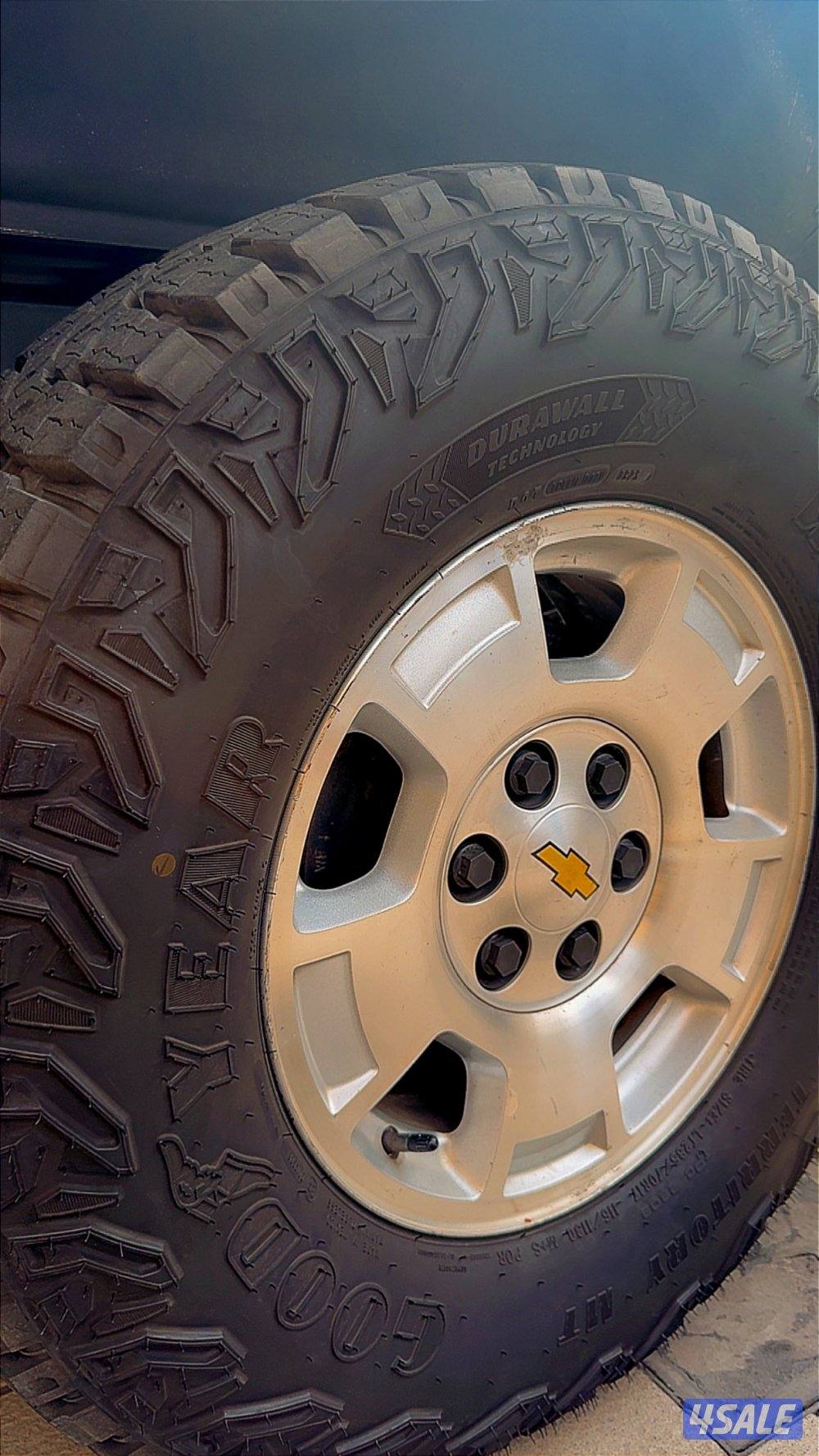 تواير(( فقط بدون الرنقات )) قودير جدد 285/70/170