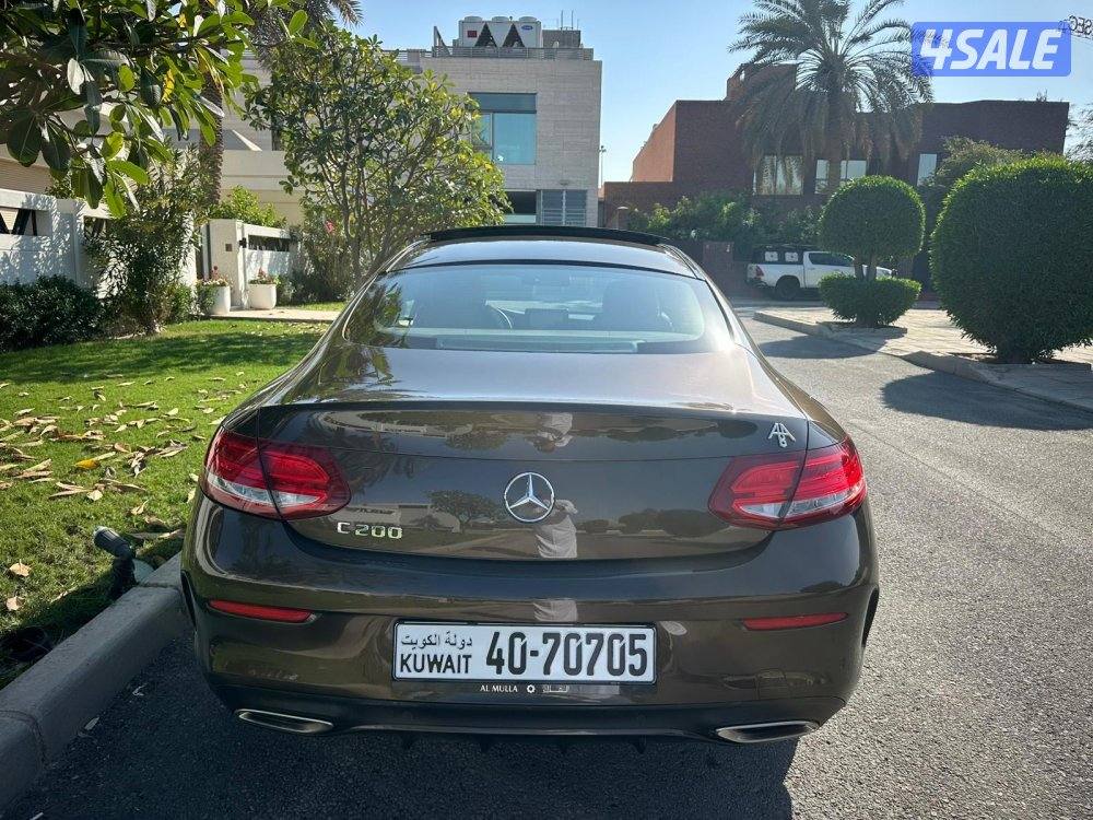 مرسيدس C200 كت AMG موديل 2017 بحاله الوكاله3