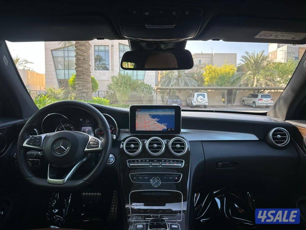 مرسيدس C200 كت AMG موديل 2017 بحاله الوكاله10