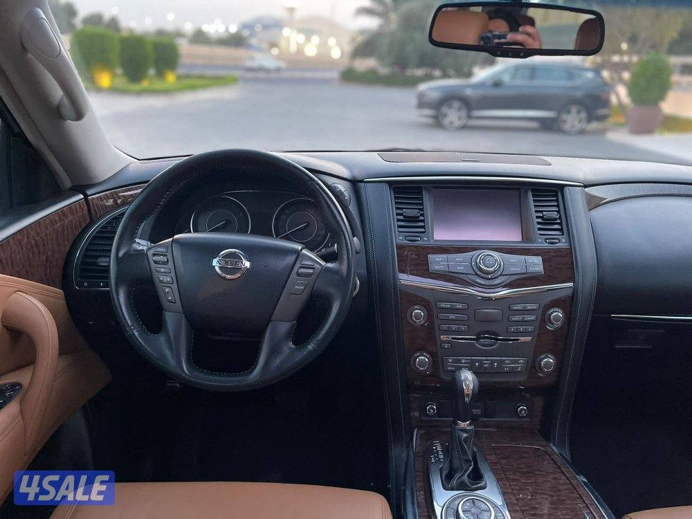 للبيع باترول بلاتينيوم سيتي ٢٠١٧ شرط الفحص بحاله الوكاله9