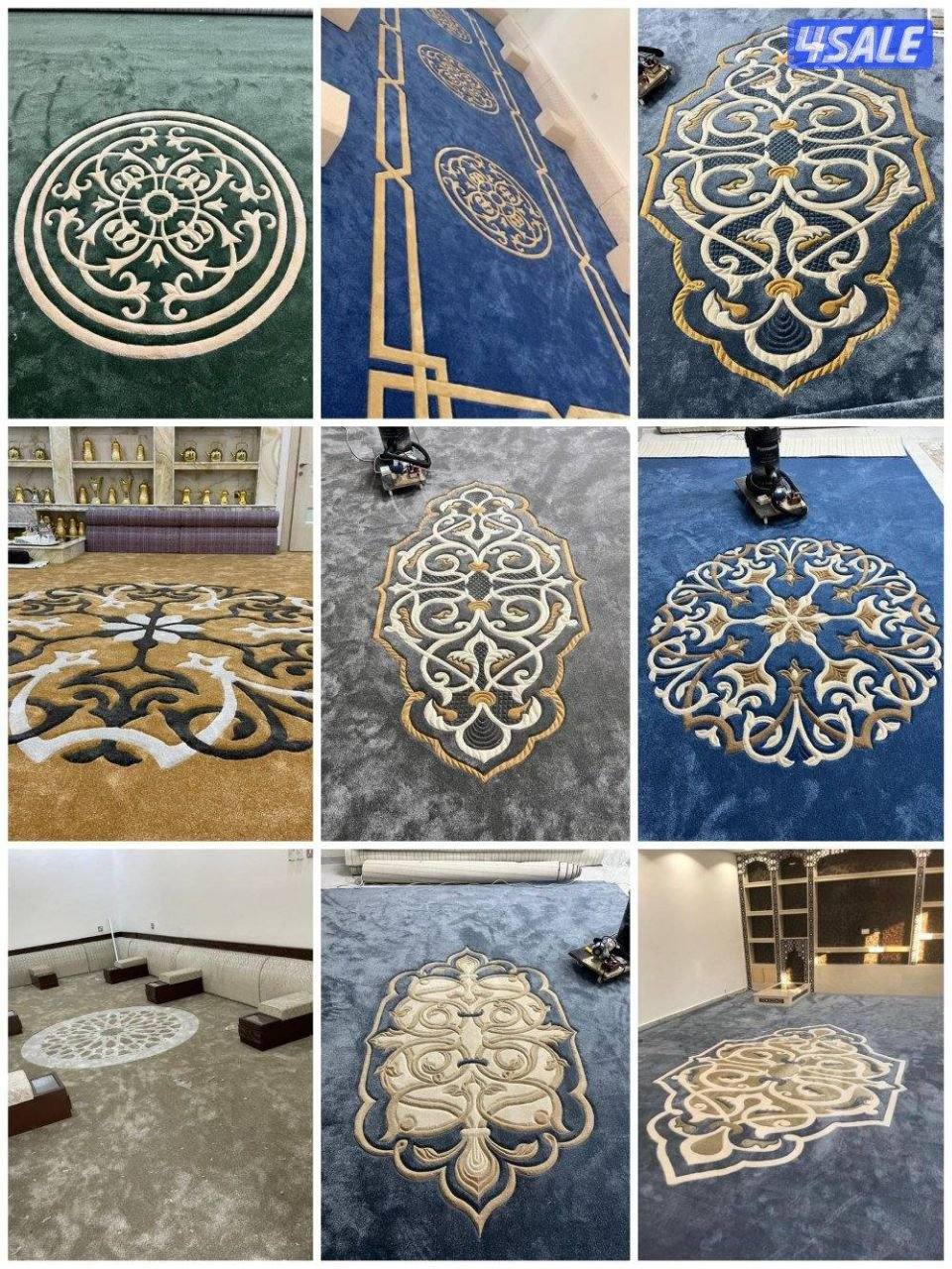 كل احدث انواع السجاد التركي وموكيا السعودي وتفصيل دواوين مساند ظهر بيع7