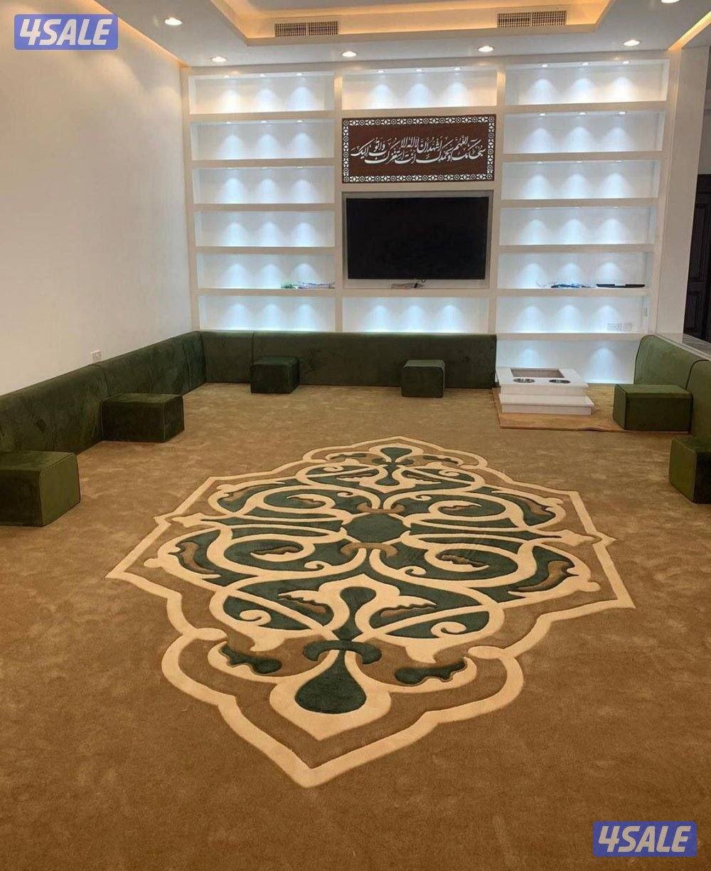 كل احدث انواع السجاد التركي وموكيا السعودي وتفصيل دواوين مساند ظهر بيع10