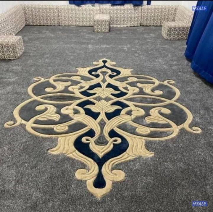 كل احدث انواع السجاد التركي وموكيا السعودي وتفصيل دواوين مساند ظهر بيع9